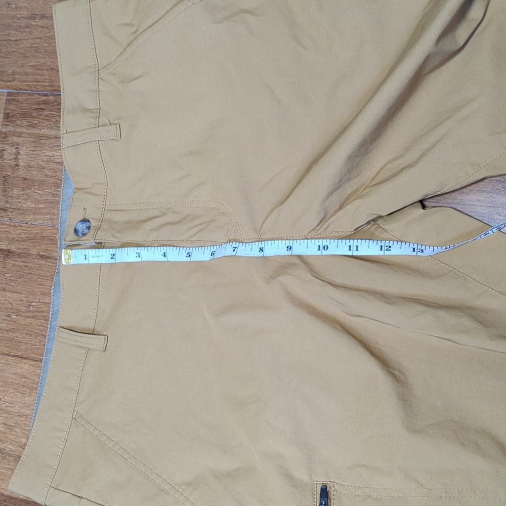 Eddie Bauer Nylon Stretch Burlwood Brown Shorts Waist 38 - Picture 5 of 11